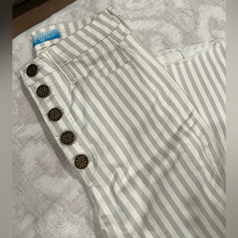 Show Me Your Mumu Pin Stripe Bell Bottoms